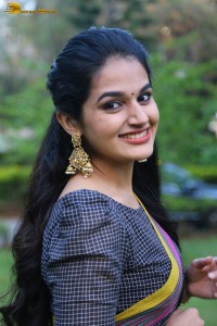 actress aparna janardanan pretty in a black saree