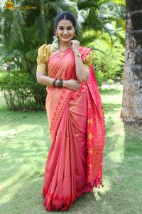 actress aparna janardanan sweet looks in a saree