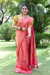 actress aparna janardanan sweet looks in a saree