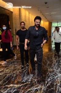 Aranya Movie Pre-Release Event attended by Actors Rana Daggubati, Director Sekhar Kammula and other cast and crew. Also in attendance were Actor Venkatesh and Badminton Player Gutta Jwala