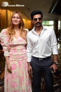 Aranya Movie Pre-Release Event attended by Actors Rana Daggubati, Director Sekhar Kammula and other cast and crew. Also in attendance were Actor Venkatesh and Badminton Player Gutta Jwala