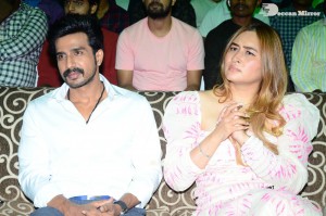 Aranya Movie Pre-Release Event attended by Actors Rana Daggubati, Director Sekhar Kammula and other cast and crew. Also in attendance were Actor Venkatesh and Badminton Player Gutta Jwala