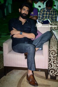 Aranya Movie Pre-Release Event attended by Actors Rana Daggubati, Director Sekhar Kammula and other cast and crew. Also in attendance were Actor Venkatesh and Badminton Player Gutta Jwala