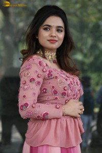 indian actress arati podi in a lovely pink lehenga choli dress