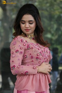 indian actress arati podi in a lovely pink lehenga choli dress