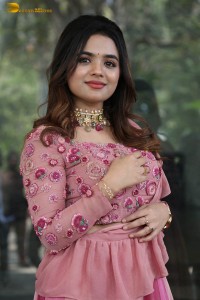 indian actress arati podi in a lovely pink lehenga choli dress