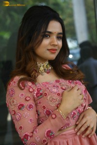 indian actress arati podi in a lovely pink lehenga choli dress
