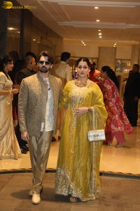 Arjun Tendulkar’s Wedding Ceremony attended by Tendulkar family, Ambani family, Bachchan family, Shah Rukh Khan family, Aamir Khan, and several cricketers and celebrities