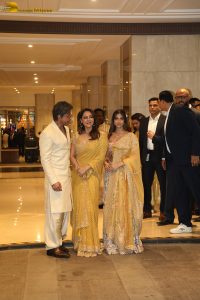 Arjun Tendulkar’s Wedding Ceremony attended by Tendulkar family, Ambani family, Bachchan family, Shah Rukh Khan family, Aamir Khan, and several cricketers and celebrities