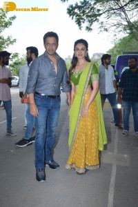 Pawan Kalyan attends the launch of Arjun directorial with Vishwak Sen and Aishwarya Arjun