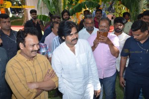 Pawan Kalyan attends the launch of Arjun directorial with Vishwak Sen and Aishwarya Arjun