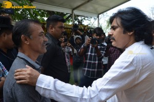 Pawan Kalyan attends the launch of Arjun directorial with Vishwak Sen and Aishwarya Arjun