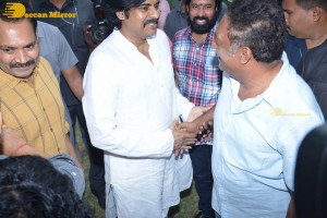 Pawan Kalyan attends the launch of Arjun directorial with Vishwak Sen and Aishwarya Arjun