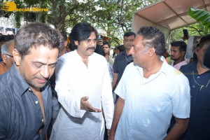 Pawan Kalyan attends the launch of Arjun directorial with Vishwak Sen and Aishwarya Arjun