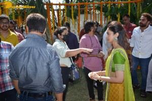 Pawan Kalyan attends the launch of Arjun directorial with Vishwak Sen and Aishwarya Arjun