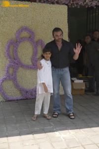 Bollywood Celebrities including Salman Khan have attended the Ganesh Chaturthi Celebrations at Arpita’s house