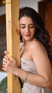 indian actress arshin mehta hot photoshoot in a shiny dress