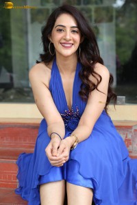 indian actress arshin mehta hot photoshoot in a blue dress