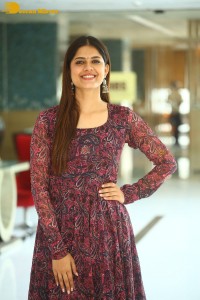 Actress Asha Bhat photoshoot in a brownish red dress