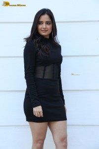 actress ashika ranganath photoshoot in a tight mini dress