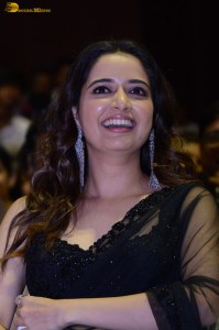 actress Ashika Ranganath beautiful in a black saree