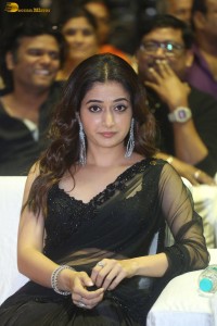 actress Ashika Ranganath beautiful in a black saree