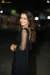 actress Ashika Ranganath beautiful in a black saree