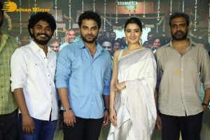 Ashoka Vanamlo Arjuna Kalyanam Press Meet attended by Vishwak Sen and Rukshar Dhillon