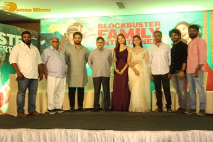Success Meet of Ashoka Vanamlo Arjuna Kalyanam movie attended by Rukshar Dhillon, Vishwak Sen, Allu Aravind and others