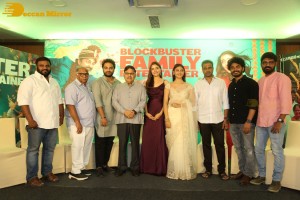 Success Meet of Ashoka Vanamlo Arjuna Kalyanam movie attended by Rukshar Dhillon, Vishwak Sen, Allu Aravind and others