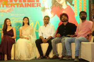 Success Meet of Ashoka Vanamlo Arjuna Kalyanam movie attended by Rukshar Dhillon, Vishwak Sen, Allu Aravind and others