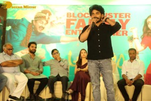 Success Meet of Ashoka Vanamlo Arjuna Kalyanam movie attended by Rukshar Dhillon, Vishwak Sen, Allu Aravind and others