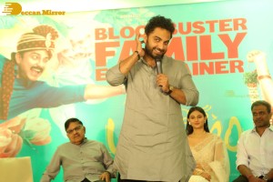 Success Meet of Ashoka Vanamlo Arjuna Kalyanam movie attended by Rukshar Dhillon, Vishwak Sen, Allu Aravind and others