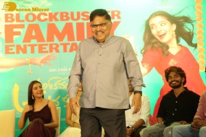 Success Meet of Ashoka Vanamlo Arjuna Kalyanam movie attended by Rukshar Dhillon, Vishwak Sen, Allu Aravind and others