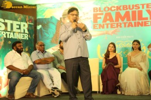 Success Meet of Ashoka Vanamlo Arjuna Kalyanam movie attended by Rukshar Dhillon, Vishwak Sen, Allu Aravind and others