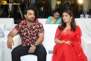 Vishwak Sen and Rukshar Dhillon attend the Trailer launch program of ‘Ashoka Vanamlo Arjuna Kalyanam’ movie