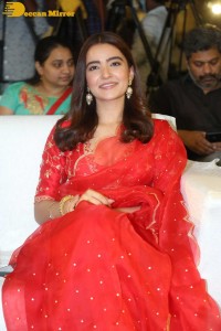 Vishwak Sen and Rukshar Dhillon attend the Trailer launch program of ‘Ashoka Vanamlo Arjuna Kalyanam’ movie