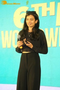 Vishwak Sen and Rukshar Dhillon attend the Trailer launch program of ‘Ashoka Vanamlo Arjuna Kalyanam’ movie