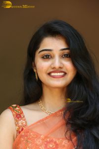 tollywood and tamil actress athira raj beautiful in a orange saree