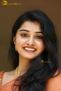 tollywood and tamil actress athira raj beautiful in a orange saree