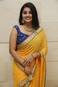 telugu and tamil actress Athira Raj gorgeous in a yellow saree