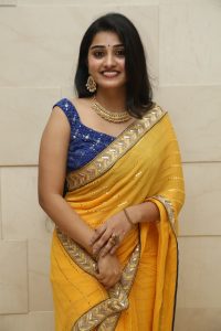 telugu and tamil actress Athira Raj gorgeous in a yellow saree