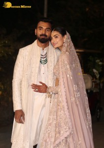 marriage pics of actress athiya shetty and cricketer KL Rahul