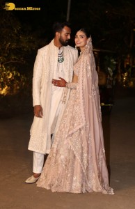marriage pics of actress athiya shetty and cricketer KL Rahul