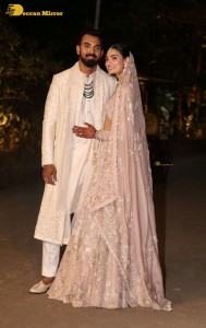 marriage pics of actress athiya shetty and cricketer KL Rahul