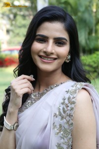 Actress Avantika Dassani photoshoot in a light pink saree