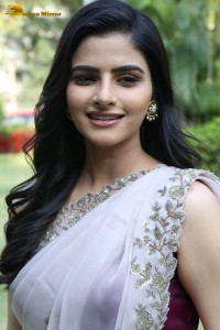 Actress Avantika Dassani photoshoot in a light pink saree