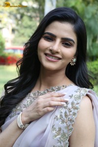 Actress Avantika Dassani photoshoot in a light pink saree