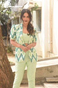 Actress Avika Gor Photoshoot in a Green Dress
