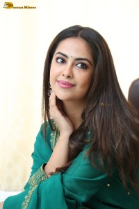 actress avika gor in a green salwar kameez dress